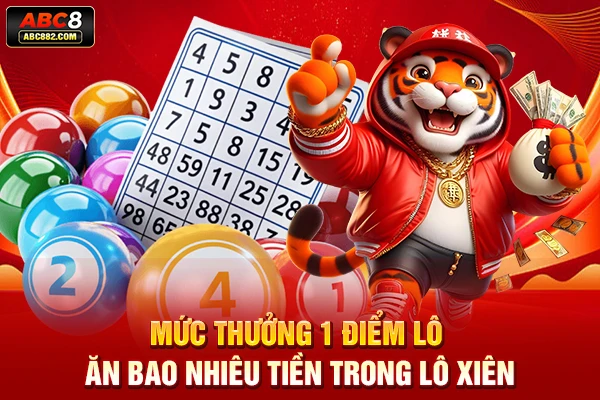 Mức thưởng 1 điểm lô ăn bao nhiêu tiền trong lô xiên