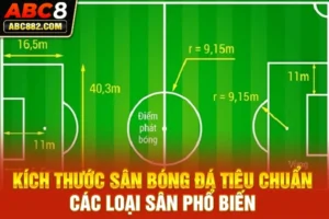 kích thước sân bóng đá